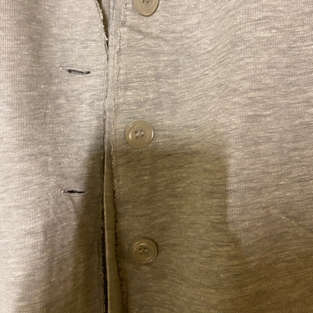 Deconstructed linen silk knit jacket